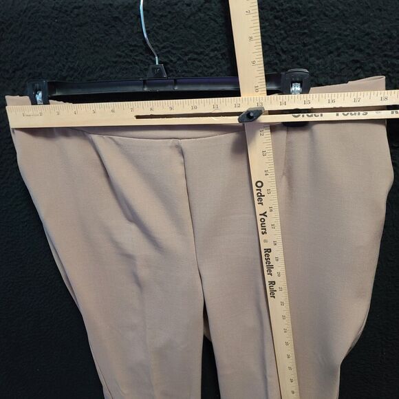 Allison Daley Womens Pants Brown Size 18W Polyester Blend Stretch Pockets - Picture 3 of 11